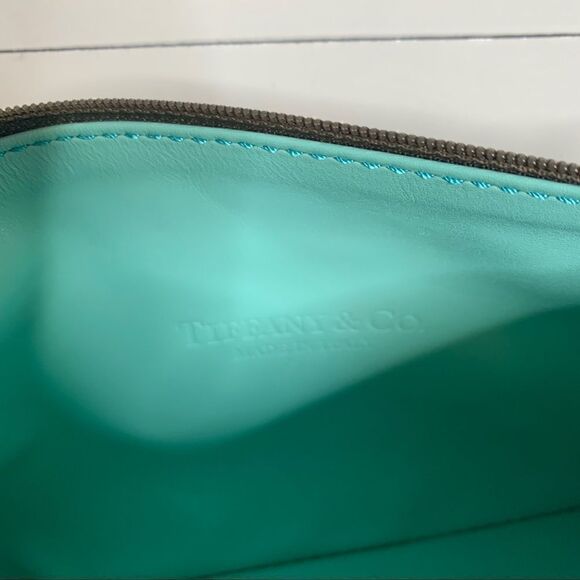 Tiffany & Co. Bronze Leather Pouch/Clutch - Picture 5 of 15